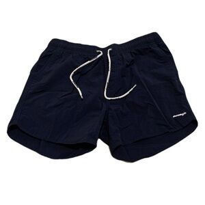 Maamgic Men's Navy Blue Swim Trunks Board Shorts Size S